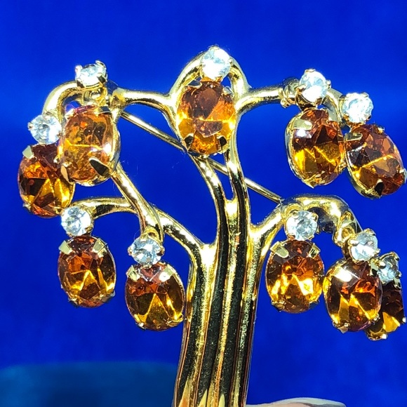 🧡🌳🧡KJL Kenneth Jay LaneTree of life brooch - Picture 10 of 13